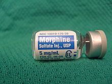 Morphine ceases to be a drug