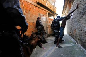  “The Olympic” anti-drug mopping up is held in Rio de Janeiro. 